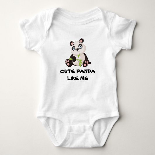 Baby Panda Romper (Voorkant)