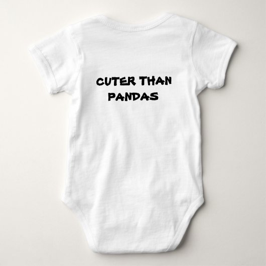 Baby Panda Romper (Achterkant)