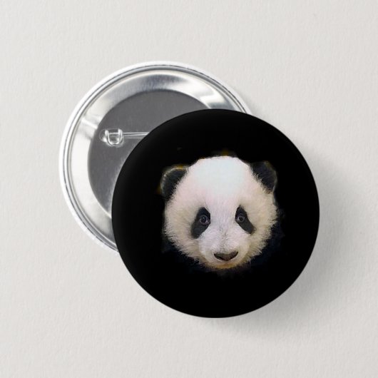 Baby Panda Ronde Button 5,7 Cm (Voorkant /achterkant)