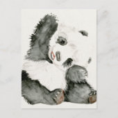 Baby Panda | Schuine en gier Briefkaart (Voorkant)