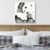 Baby Panda | Schuine en gier Canvas Afdruk (Insitu (Slaapkamer))