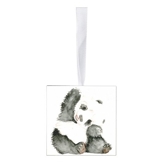 Baby Panda | Schuine en gier Decoratie (Rechts)