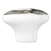 Baby Panda | Schuine en gier Keramische Knop (Zijkant)