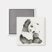 Baby Panda | Schuine en gier Magneet (Voorkant / Achterkant)
