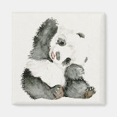 Baby Panda | Schuine en gier Magneet (Voorkant)
