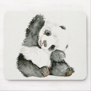 Baby Panda   Schuine en gier Muismat