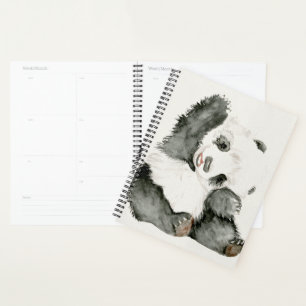 Baby Panda   Schuine en gier Planner