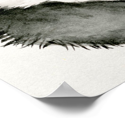 Baby Panda | Schuine en gier Poster (Hoek)