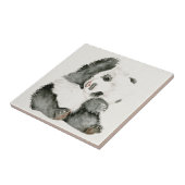Baby Panda | Schuine en gier Tegeltje (Zijkant)
