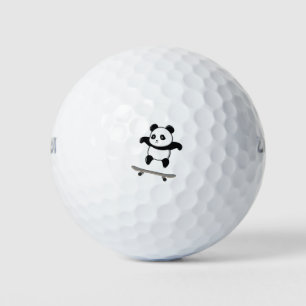 Baby Panda Skateboard Golfballen