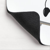 Baby Panda Skateboard Muismat (Hoek)