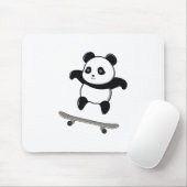 Baby Panda Skateboard Muismat (Met muis)