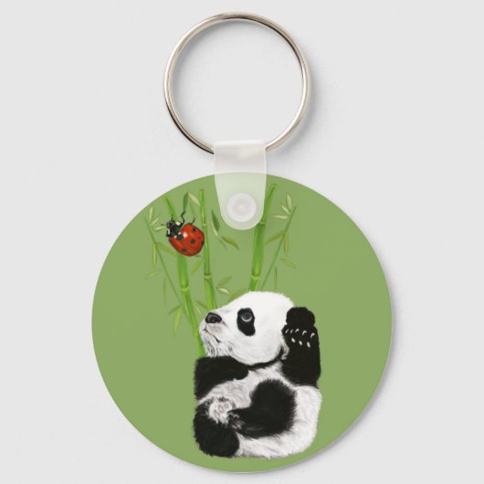 baby panda-sleutelhanger sleutelhanger (Voorkant)