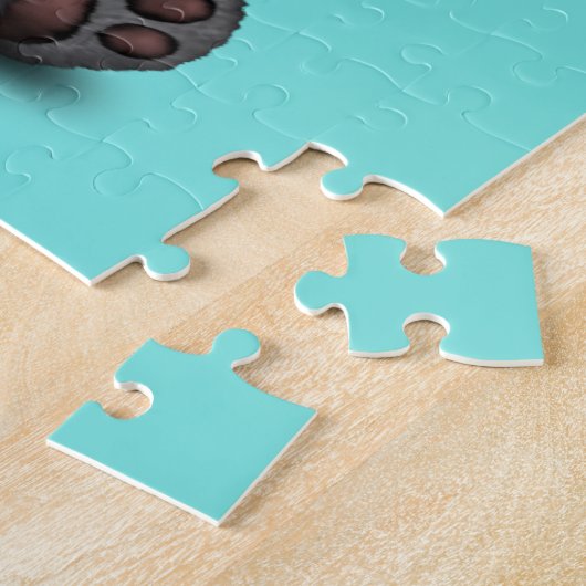 Baby Panda Spelend Rainbow Flag Guitar Legpuzzel (Zijkant)