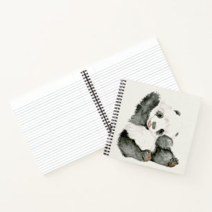 Baby Panda  Vast en drijfmest Notitieboek