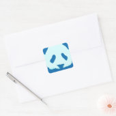 Baby Panda Vierkante Sticker (Envelop)
