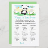 Baby panda Wat zit er in je handtas? (Voorkant / Achterkant)