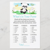 Baby panda Wat zit er in je handtas? (Voorkant)