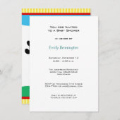 Baby Pandas Baby shower Uitnodiging (Voorkant / Achterkant)