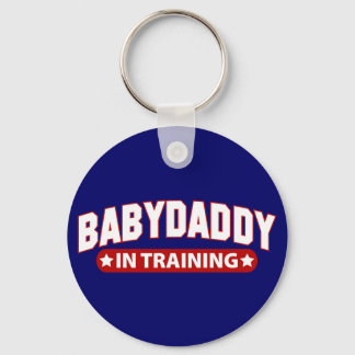 Baby papa in opleiding sleutelhanger