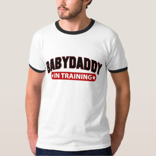 Baby papa in opleiding t-shirt