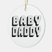 Baby papa keramisch ornament (Links)