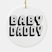 Baby papa keramisch ornament (Achterkant)
