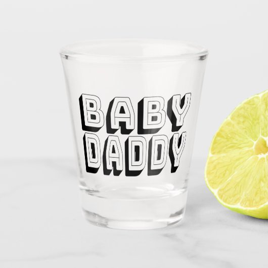 Baby Papa Shot Glas (Voorkant)