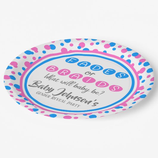 Baby Papieren Bordje (Gekanteld)