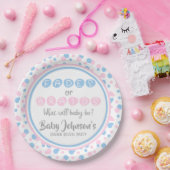 Baby Papieren Bordje (Feest)