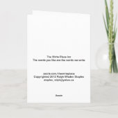 Baby pappa vaderdag wenskaarten kaart (Achterkant)