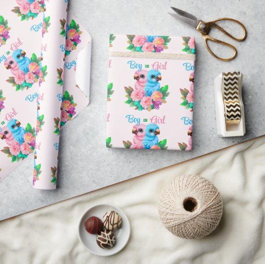 Baby Parrot Twins Cadeaupapier (Crafts)