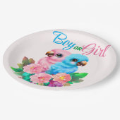 Baby Parrot Twins Papieren Bordje (Gekanteld)