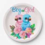 Baby Parrot Twins Papieren Bordje (Voorkant)