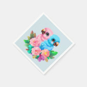 Baby Parrot Twins Servet (Hoek)