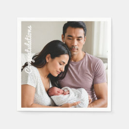 baby Party foto Gefeliciteerd Sip en zie Servet