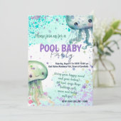 Baby party - Jelly fishes Kaart (Staand voorkant)