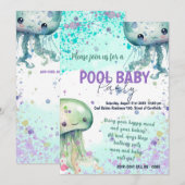 Baby party - Jelly fishes Kaart (Voorkant / Achterkant)