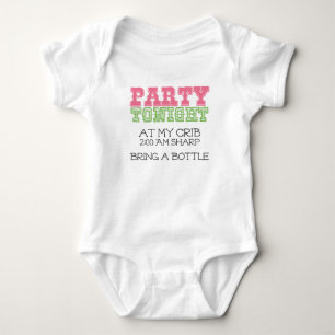 Baby Party Tonight in Mijn Wieg Romper