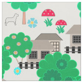 Baby patronen stof (Close Up)