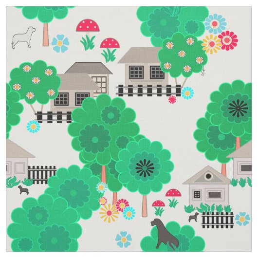 Baby patronen stof (Swatch)