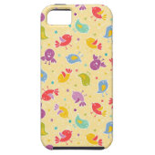Baby-patroon met schattige vogels Case-Mate iPhone case (Achterkant)
