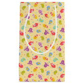 Baby-patroon met schattige vogels klein cadeauzakje (Voorkant)