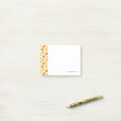 Baby-patroon met schattige vogels post-it® notes (Op bureau)