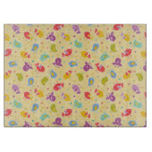 Baby-patroon met schattige vogels snijplank (Voorkant)