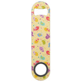 Baby-patroon met schattige vogels speed flessenopener (Achterkant)