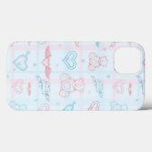 baby patroon met teddybeer Case-Mate iPhone case (Achterkant (horizontaal))