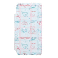 baby patroon met teddybeer