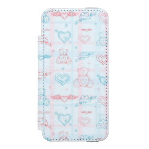 baby patroon met teddybeer