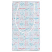 baby patroon met teddybeer klein cadeauzakje (Voorkant)